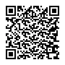 Código QR para número de teléfono +19783638338