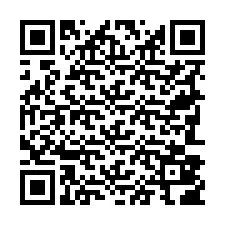 Código QR para número de telefone +19783806314