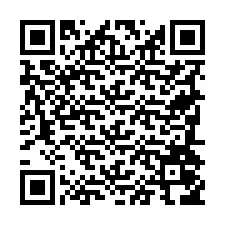 Kode QR untuk nomor Telepon +19784056746