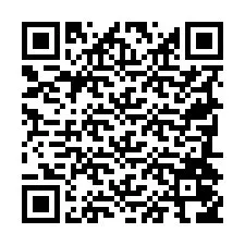 Código QR para número de teléfono +19784056748