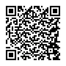 Código QR para número de teléfono +19784056750