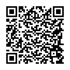 QR-koodi puhelinnumerolle +19784056756