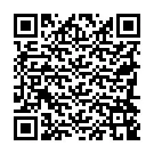 QR kód a telefonszámhoz +19784149614