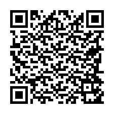 Código QR para número de teléfono +19784151666