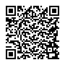 QR Code pour le numéro de téléphone +19784192586