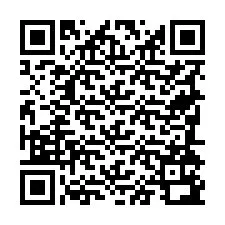 QR-код для номера телефона +19784192946