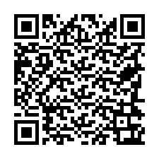 Código QR para número de teléfono +19784363013