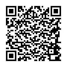 QR-код для номера телефона +19784400902