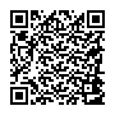 Codice QR per il numero di telefono +19784403852