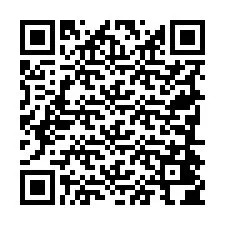 QR Code pour le numéro de téléphone +19784404134