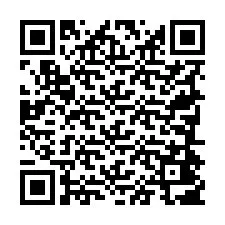 QR-koodi puhelinnumerolle +19784407138