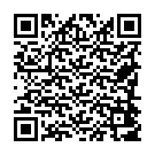 QR-Code für Telefonnummer +19784407427