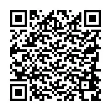 Código QR para número de telefone +19784428184