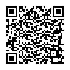 Código QR para número de telefone +19784670414