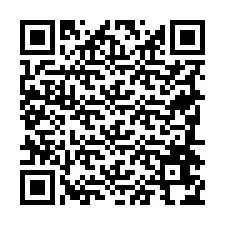 Código QR para número de telefone +19784674742