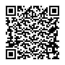 Código QR para número de teléfono +19784674743