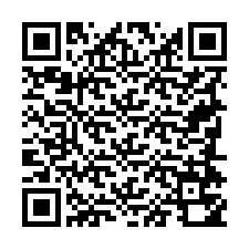 Código QR para número de telefone +19784750485