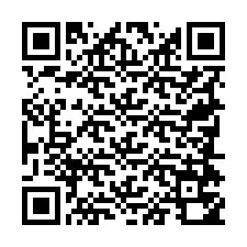 QR-kood telefoninumbri jaoks +19784750498