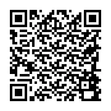 QR Code สำหรับหมายเลขโทรศัพท์ +19784890906