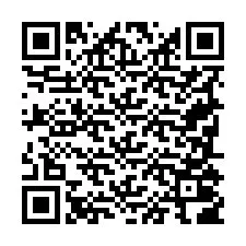 QR Code pour le numéro de téléphone +19785006375