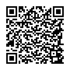 QR Code pour le numéro de téléphone +19785043216