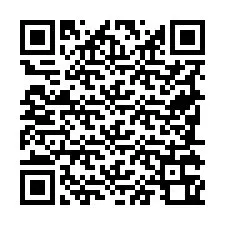 Codice QR per il numero di telefono +19785360896