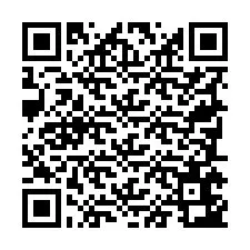 Código QR para número de telefone +19785643568