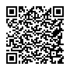 QR Code pour le numéro de téléphone +19785719197