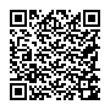 QR Code pour le numéro de téléphone +19785742195