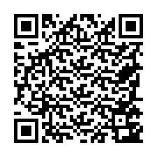 Código QR para número de telefone +19785743747