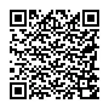 Código QR para número de telefone +19785750254