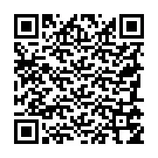 QR Code pour le numéro de téléphone +19785754004