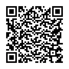 QR Code pour le numéro de téléphone +19785754036