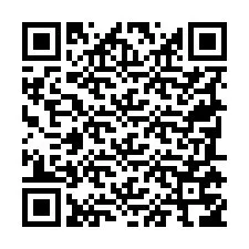 Código QR para número de telefone +19785756158