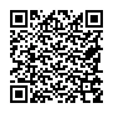 QR-Code für Telefonnummer +19785758097