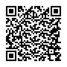 Código QR para número de telefone +19785758679