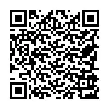 Código QR para número de telefone +19785923837