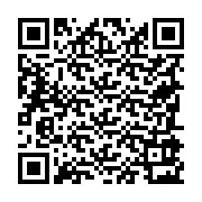 QR Code pour le numéro de téléphone +19785923856