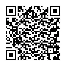 QR Code pour le numéro de téléphone +19785926660