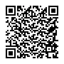 QR-Code für Telefonnummer +19785928743