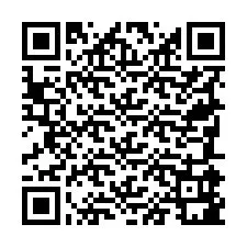 QR Code สำหรับหมายเลขโทรศัพท์ +19785981004