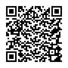 Código QR para número de teléfono +19785982001