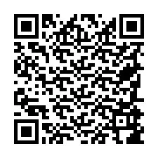 Código QR para número de telefone +19785986313