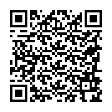 Código QR para número de telefone +19786924542