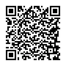 QR kód a telefonszámhoz +19786926436