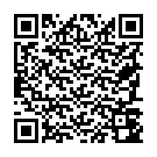 Codice QR per il numero di telefono +19787042903