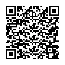 QR Code สำหรับหมายเลขโทรศัพท์ +19787042905