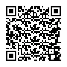 QR Code สำหรับหมายเลขโทรศัพท์ +19787042906