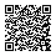 Código QR para número de teléfono +19787044530