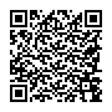 Codice QR per il numero di telefono +19787044536